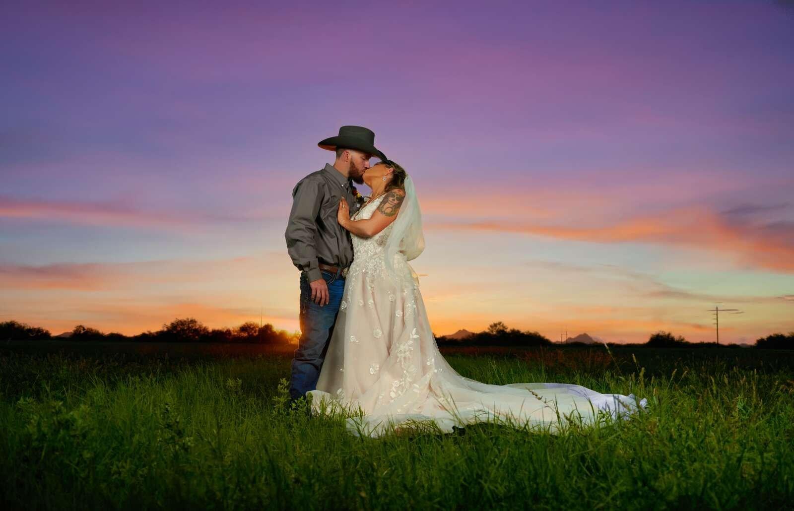 Andrew and Brittany's October Wedding at the Glover Ranch in Marana, Arizona